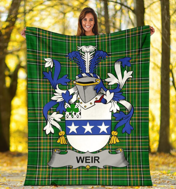 Ireland Premium Blanket - Weir or McWeir Ireland Blanket Irish National Tartan - Image 5