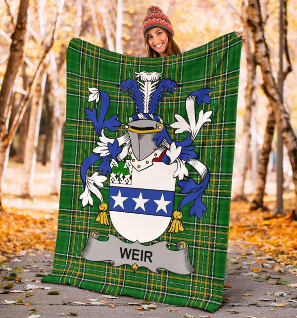 Ireland Premium Blanket - Weir or McWeir Ireland Blanket Irish National Tartan - Image 4