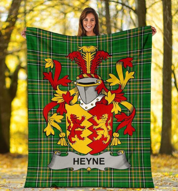 Ireland Premium Blanket - Heyne or O'Heyne Ireland Blanket Irish National Tartan - Image 5