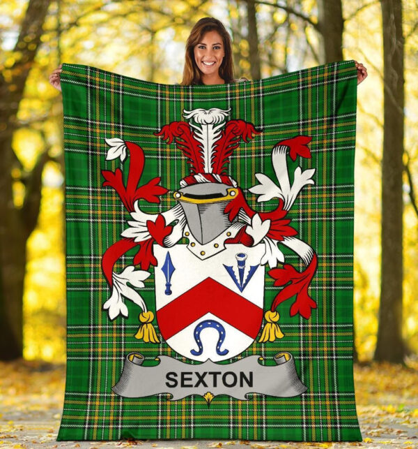 Ireland Premium Blanket - Sexton Ireland Blanket Irish National Tartan - Image 5