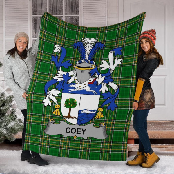 Ireland Premium Blanket - Coey or McCoey Ireland Blanket Irish National Tartan - Image 6