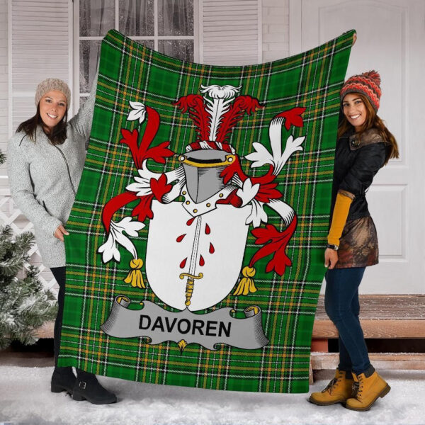 Ireland Premium Blanket - Davoren or O'Davoren Ireland Blanket Irish National Tartan - Image 6