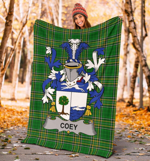 Ireland Premium Blanket - Coey or McCoey Ireland Blanket Irish National Tartan - Image 4