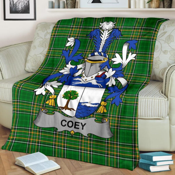 Ireland Premium Blanket - Coey or McCoey Ireland Blanket Irish National Tartan - Image 2