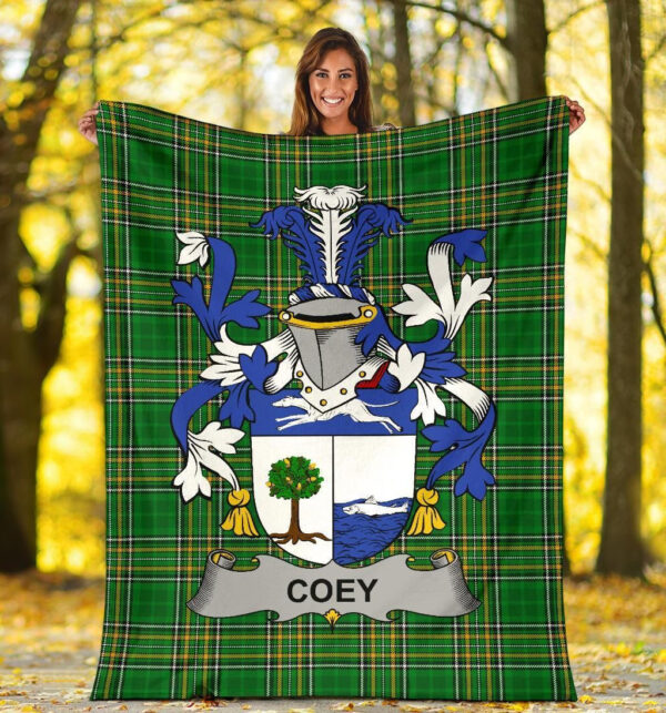 Ireland Premium Blanket - Coey or McCoey Ireland Blanket Irish National Tartan - Image 5