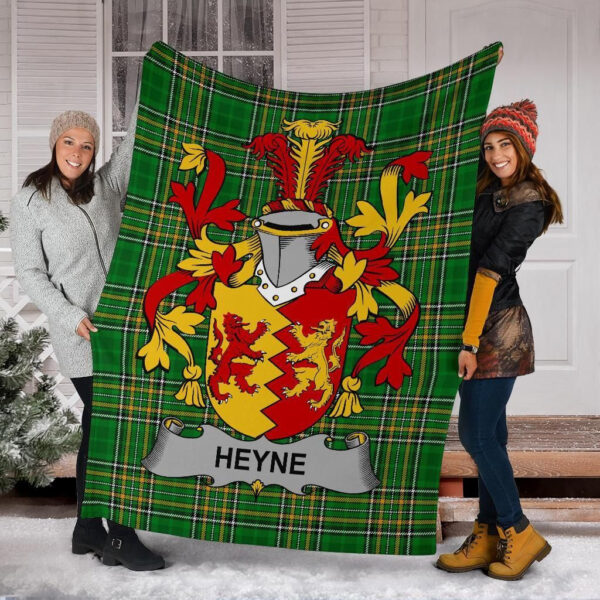 Ireland Premium Blanket - Heyne or O'Heyne Ireland Blanket Irish National Tartan - Image 6