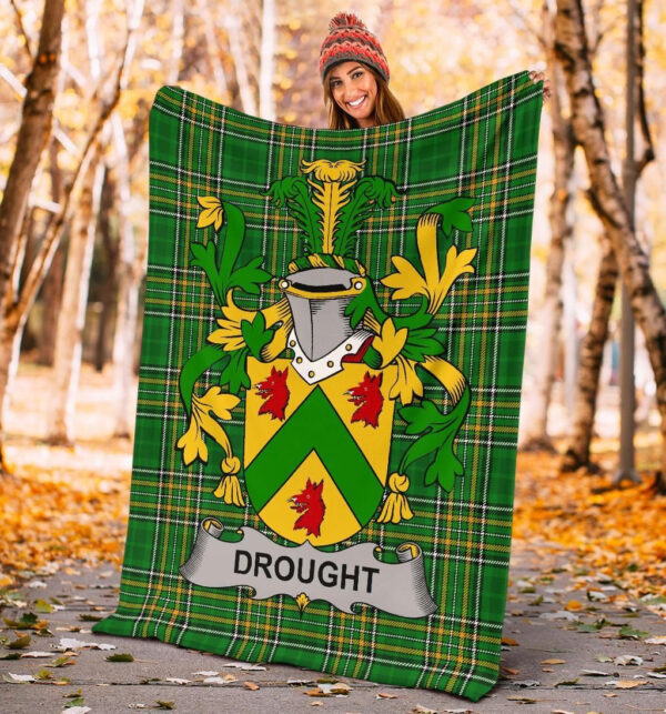 Ireland Premium Blanket - Drought Ireland Blanket Irish National Tartan - Image 4