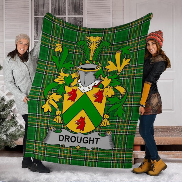 Ireland Premium Blanket - Drought Ireland Blanket Irish National Tartan - Image 6