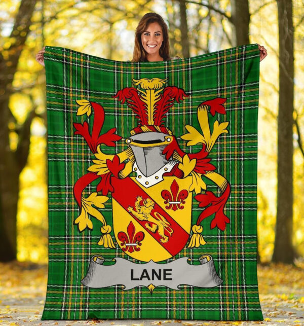 Ireland Premium Blanket - Lane Ireland Blanket Irish National Tartan - Image 5