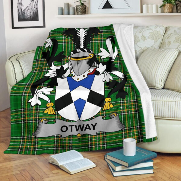 Ireland Premium Blanket - Otway Ireland Blanket Irish National Tartan