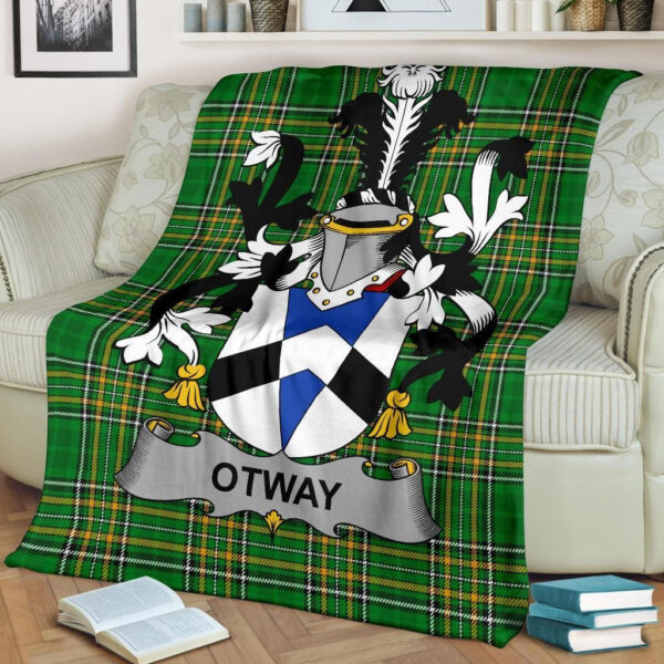 Ireland Premium Blanket - Otway Ireland Blanket Irish National Tartan - Image 2