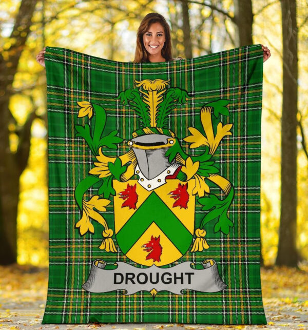 Ireland Premium Blanket - Drought Ireland Blanket Irish National Tartan - Image 5