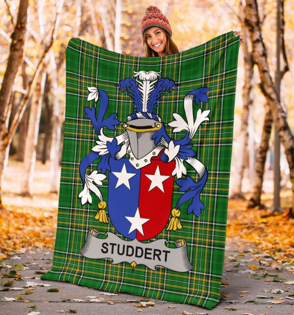 Ireland Premium Blanket - Studdert Ireland Blanket Irish National Tartan - Image 4