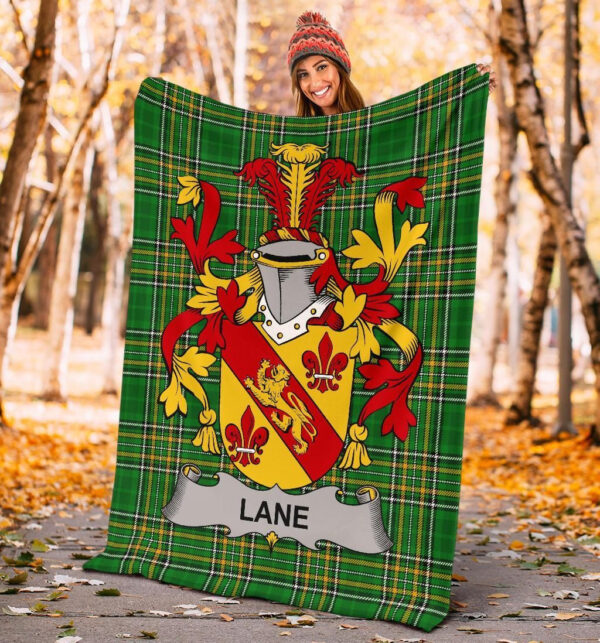 Ireland Premium Blanket - Lane Ireland Blanket Irish National Tartan - Image 4