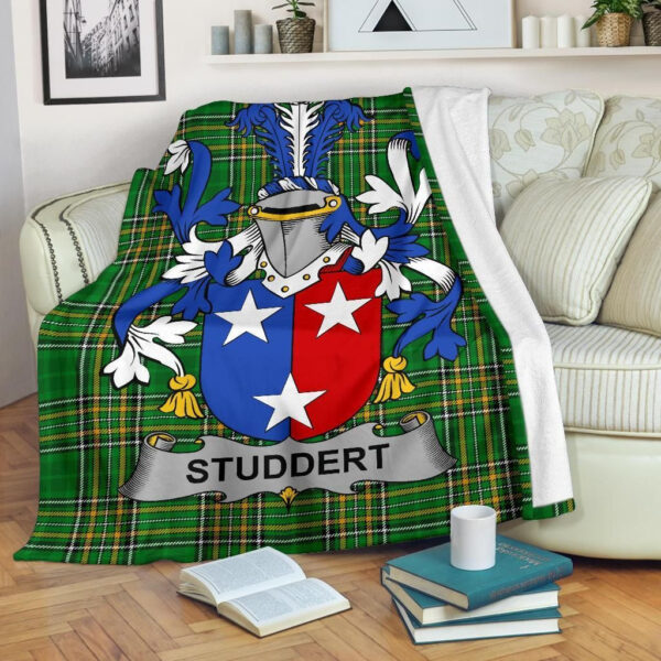 Ireland Premium Blanket - Studdert Ireland Blanket Irish National Tartan