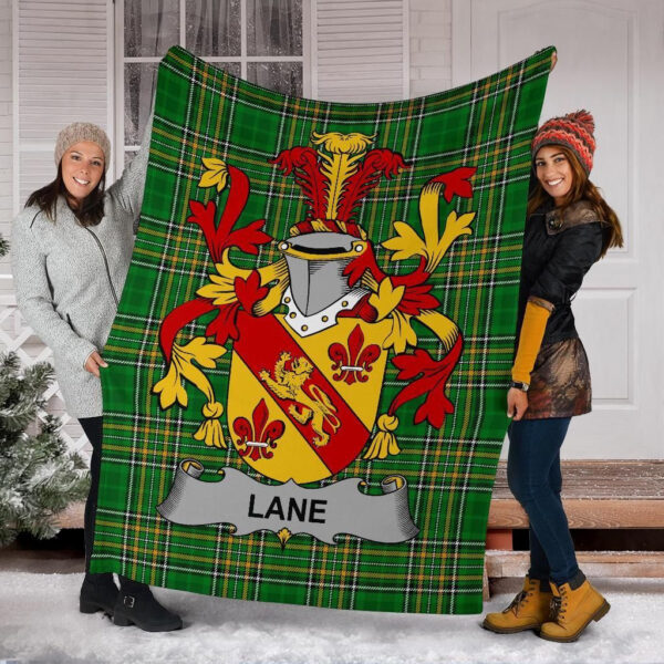 Ireland Premium Blanket - Lane Ireland Blanket Irish National Tartan - Image 6