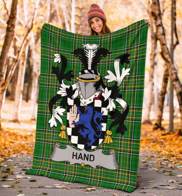 Ireland Premium Blanket - Hand or McClave Ireland Blanket Irish National Tartan - Image 4