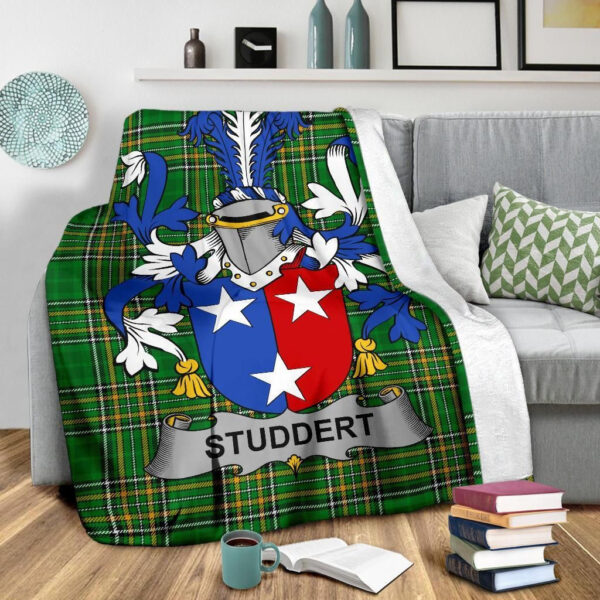 Ireland Premium Blanket - Studdert Ireland Blanket Irish National Tartan - Image 3