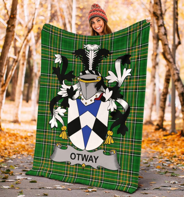 Ireland Premium Blanket - Otway Ireland Blanket Irish National Tartan - Image 4