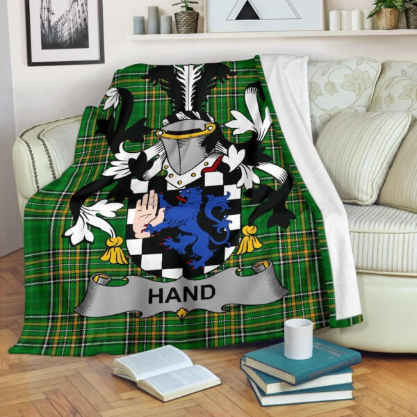 Ireland Premium Blanket - Hand or McClave Ireland Blanket Irish National Tartan