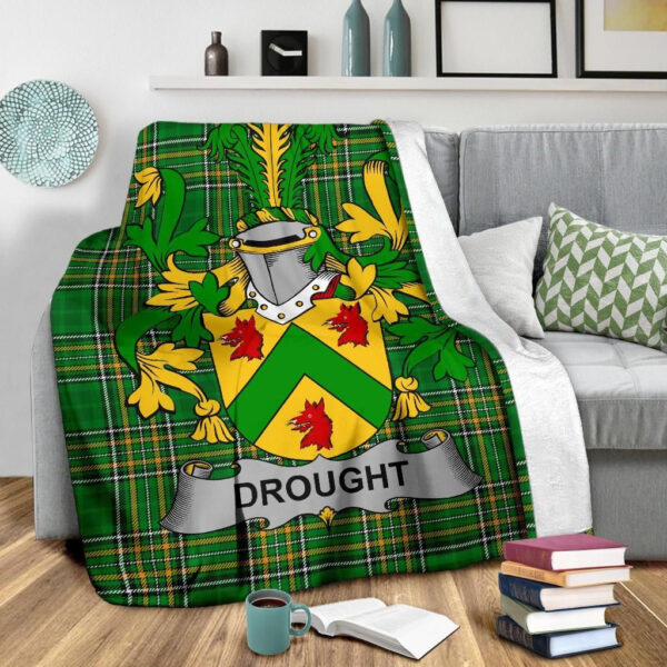 Ireland Premium Blanket - Drought Ireland Blanket Irish National Tartan - Image 3