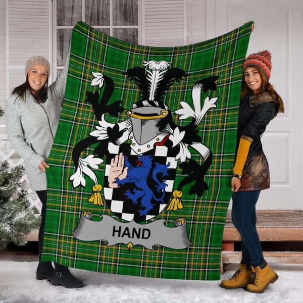 Ireland Premium Blanket - Hand or McClave Ireland Blanket Irish National Tartan - Image 6