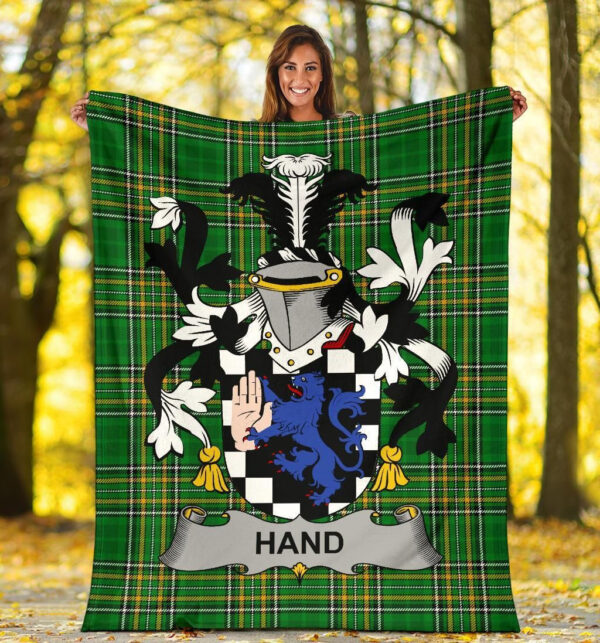 Ireland Premium Blanket - Hand or McClave Ireland Blanket Irish National Tartan - Image 5