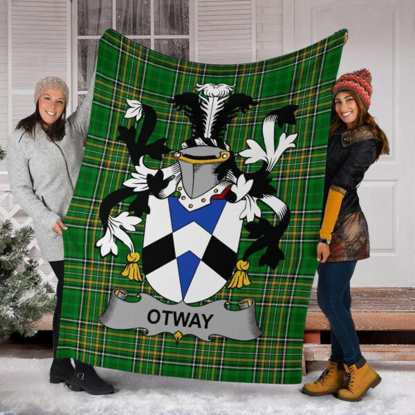 Ireland Premium Blanket - Otway Ireland Blanket Irish National Tartan - Image 6