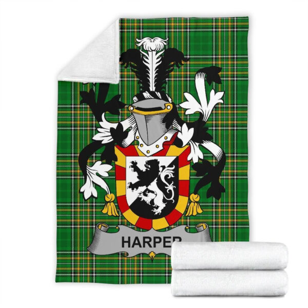 Ireland Premium Blanket - Harper Ireland Blanket Irish National Tartan - Image 7