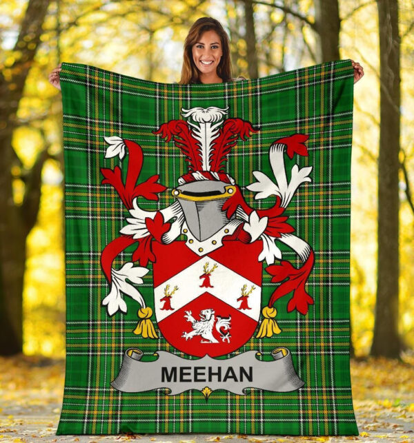 Ireland Premium Blanket - Meehan or O'Meighan Ireland Blanket Irish National Tartan - Image 5