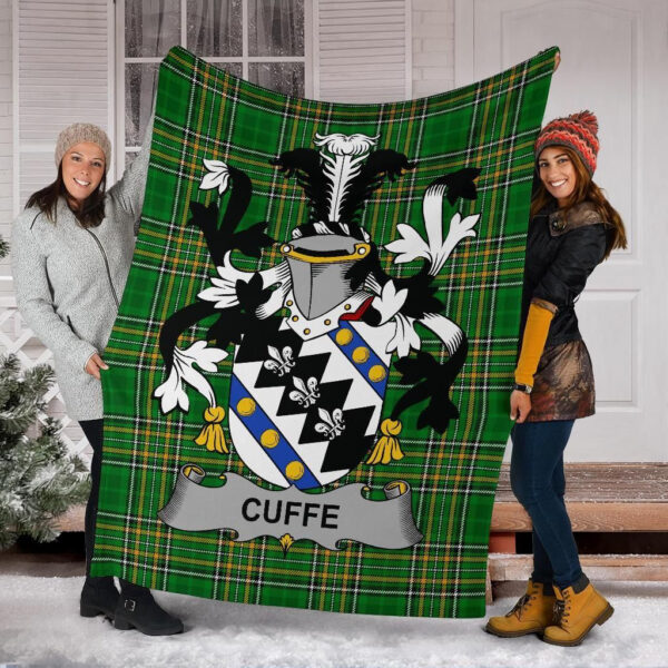 Ireland Premium Blanket - Cuffe Ireland Blanket Irish National Tartan - Image 5