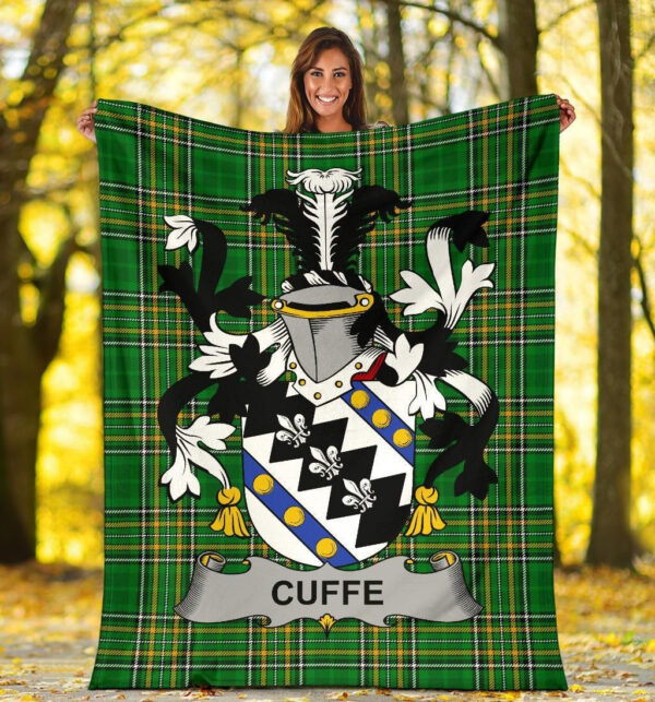 Ireland Premium Blanket - Cuffe Ireland Blanket Irish National Tartan - Image 4