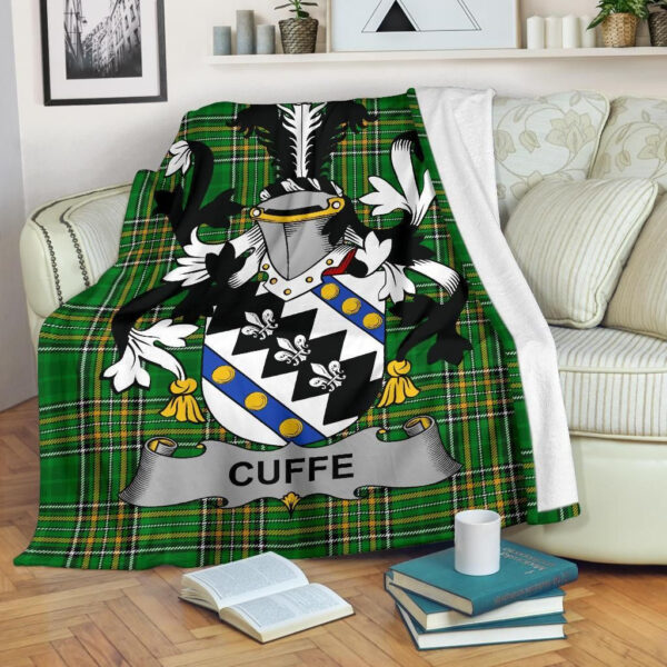 Ireland Premium Blanket - Cuffe Ireland Blanket Irish National Tartan