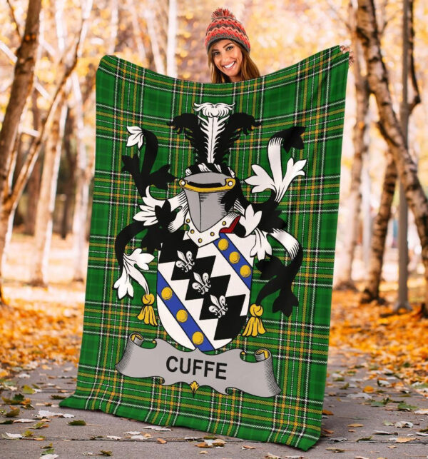 Ireland Premium Blanket - Cuffe Ireland Blanket Irish National Tartan - Image 3