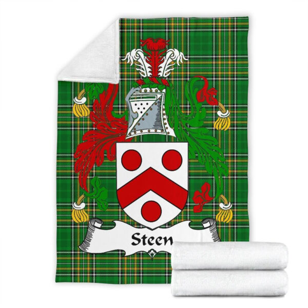 Ireland Premium Blanket - Steen Ireland Blanket Irish National Tartan - Image 7