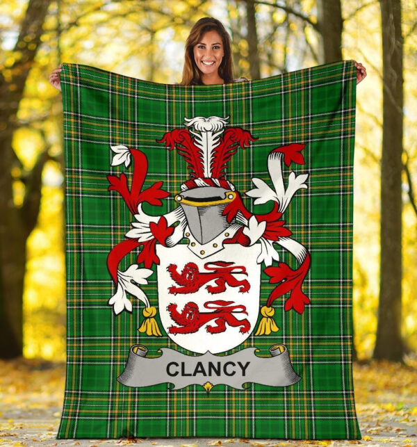 Ireland Premium Blanket - Clancy or McClancy Ireland Blanket Irish National Tartan - Image 5