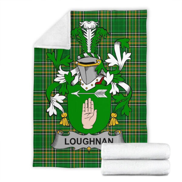 Ireland Premium Blanket - Loughnan or O'Loughnan Ireland Blanket Irish National Tartan - Image 7