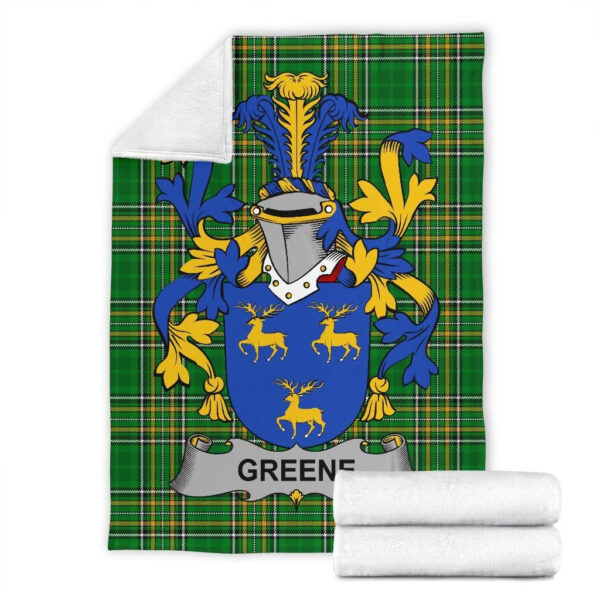 Ireland Premium Blanket - Greene Ireland Blanket Irish National Tartan - Image 6