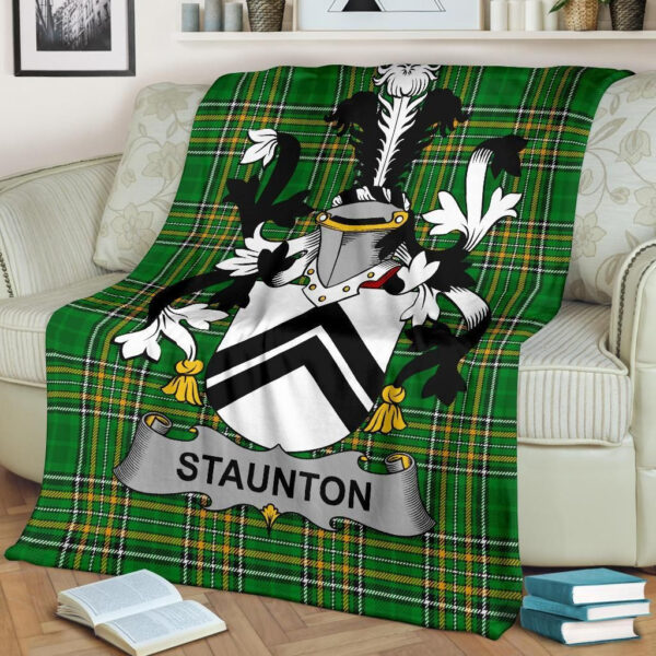 Ireland Premium Blanket - Staunton Ireland Blanket Irish National Tartan - Image 2