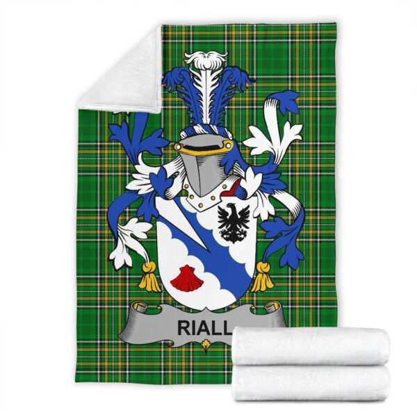 Ireland Premium Blanket - Riall or Ryle Ireland Blanket Irish National Tartan - Image 6