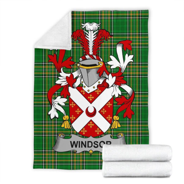 Ireland Premium Blanket - Windsor Ireland Blanket Irish National Tartan - Image 6