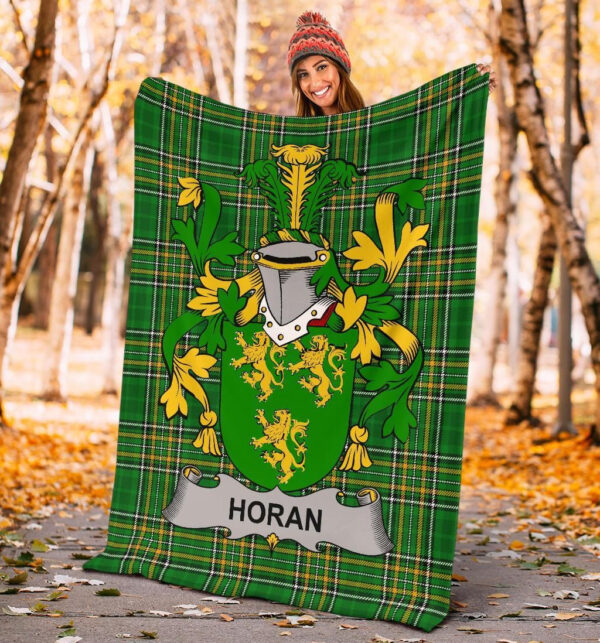 Ireland Premium Blanket - Horan or O'Horan Ireland Blanket Irish National Tartan - Image 4