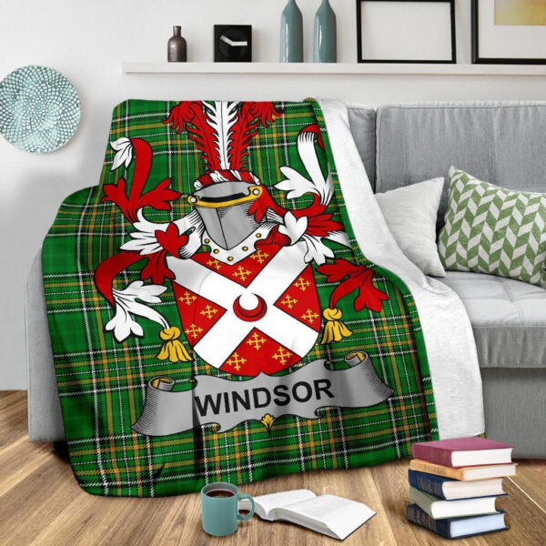 Ireland Premium Blanket - Windsor Ireland Blanket Irish National Tartan - Image 3