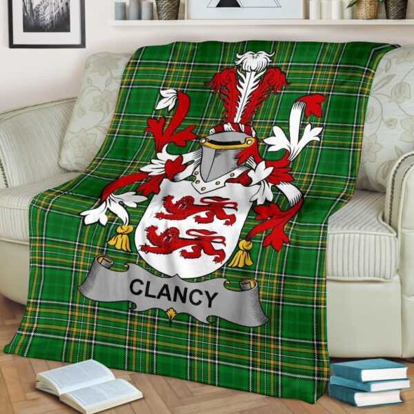 Ireland Premium Blanket - Clancy or McClancy Ireland Blanket Irish National Tartan - Image 2