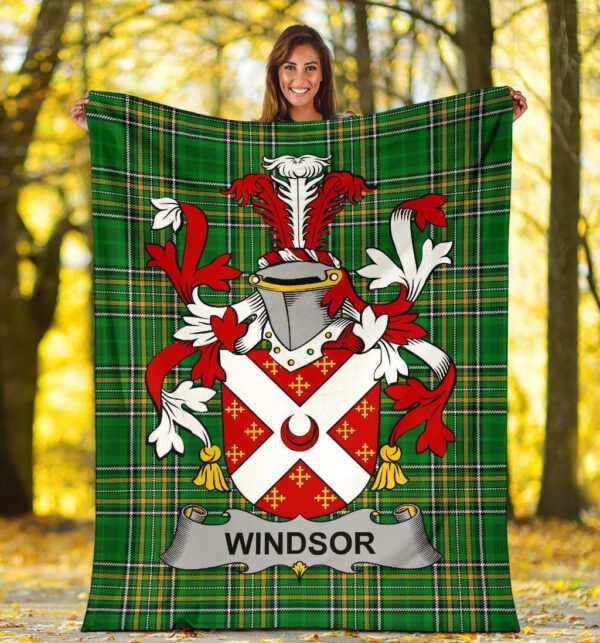 Ireland Premium Blanket - Windsor Ireland Blanket Irish National Tartan - Image 5