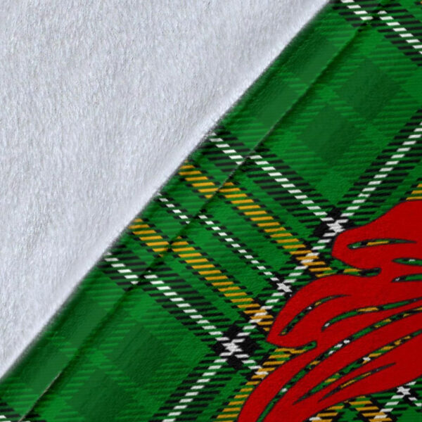 Ireland Premium Blanket - Steen Ireland Blanket Irish National Tartan - Image 8