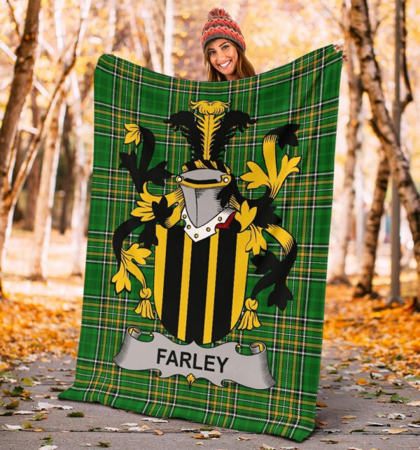 Ireland Premium Blanket - Farley or O'Farley Ireland Blanket Irish National Tartan - Image 4