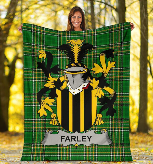 Ireland Premium Blanket - Farley or O'Farley Ireland Blanket Irish National Tartan - Image 5