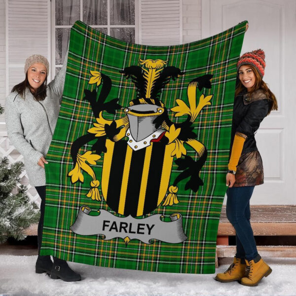 Ireland Premium Blanket - Farley or O'Farley Ireland Blanket Irish National Tartan - Image 6