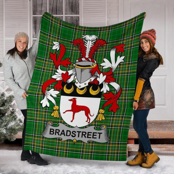 Ireland Premium Blanket - Bradstreet Ireland Blanket Irish National Tartan - Image 5